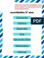 Downloads de atividades escolares para 3° ano