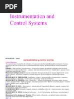 Instrumentation and Control Systems