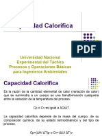 Termofisica Capacidad Calorifica