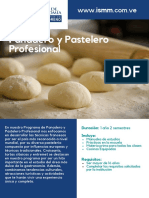 Panadero y Pastelero Profesional