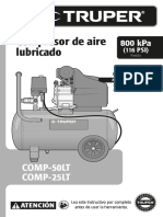 Compresor de Aire Lubricado: COMP-25LT COMP-50LT