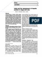 Bile Acids Test Dogs