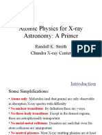 Atomic Physics For X-Ray Astronomy: A Primer