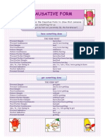 Causative Form: We Use The Causative Form To Show That Someone Else Does Something For Us