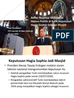 Makna Politik Di Balik Keputusan Hagia Sophia Sebagai Masjid (19 Juli 2020)
