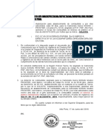 Autorización de combustible para PVF PNP Alto Perú