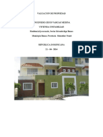 Valoración de propiedad unifamiliar en Residencial Jacaranda, Bonao