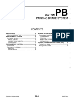 Parking Brake System: Section