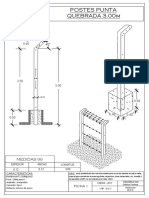 Especificaciones Tecnicas - Postes Punta Quebrada 3 00m-12x12cm