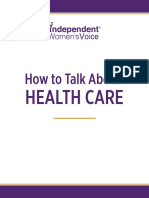 How To Talk About Health Care