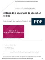 Historia de La Secretaría de Educación Pública - Secretaría de Educación Pública - Gobierno - Gob - MX