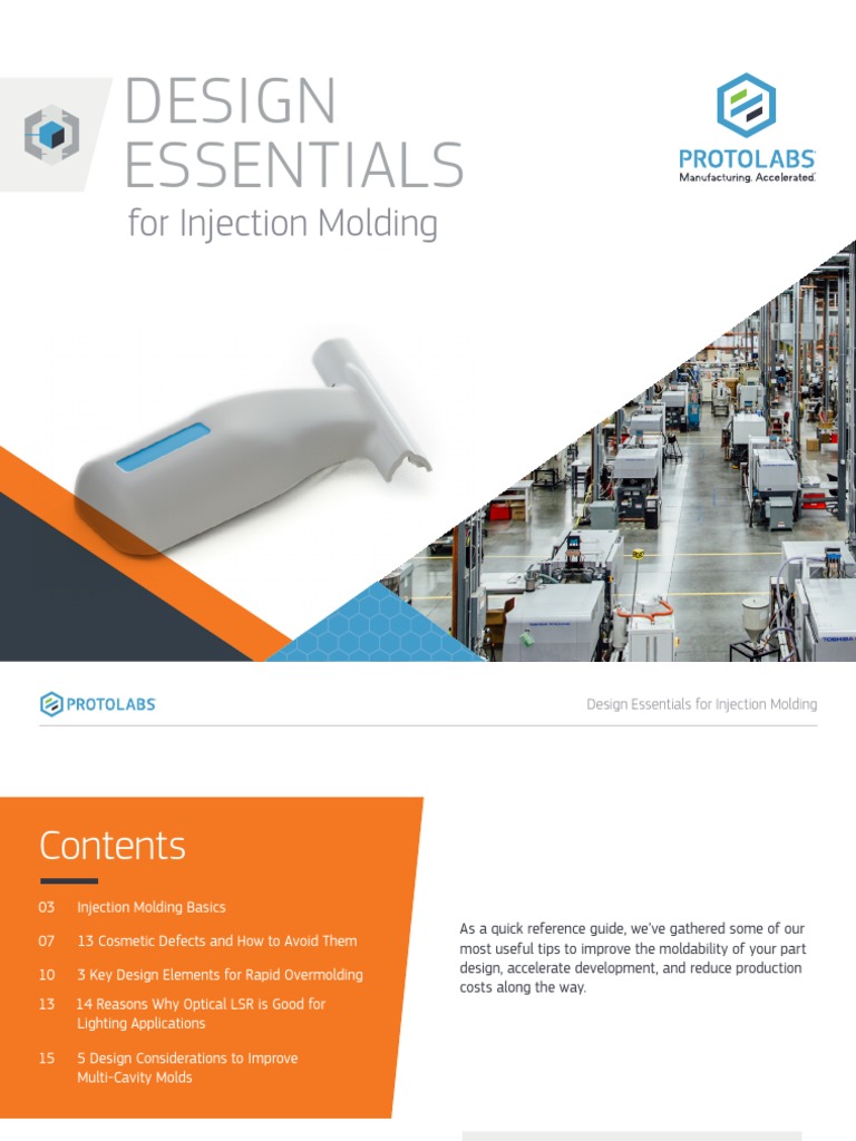 Design Essentials: For Injection Molding | PDF | Materials | Plastic