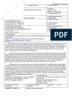 Form DOT F 1700.7: Technical Report Documentation Page