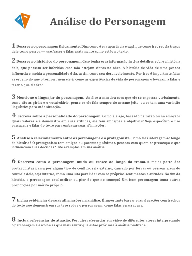Análise Profunda de Personagem | PDF