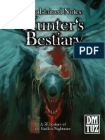Hunter's Bestiary - DM Tuz Part 1 (PDF Merge With Part 2)