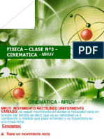 Clase 2 Cinematica Mruv - Cens