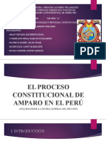 El Proceso de Amparo d. Constitucional - Grupo 03