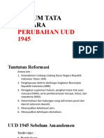 HUKUM TATA NEGARA Perubahan UUD 1945