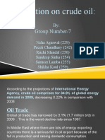 Presentation On Crude Oil:: Group Number-7