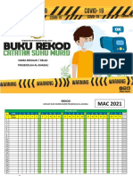 Projekgrafik - Rekod Bacaan Suhu - B