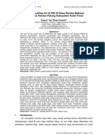 Analysis of Water Quality in Swamp KM 35