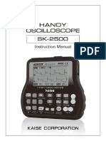 Handy Oscilloscope SK-2500 Instruction Manual