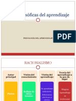 5 Bases Filosóficas Del Aprendizaje y Procesamiento de La Información