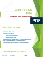 Factor Carga Tronadura Banco