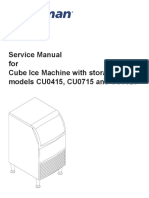 Service Manual For Cube Ice Machine With Storage Models CU0415, CU0715 and CU0920