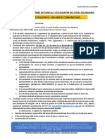 Leer Con Atención El Siguiente Comunicado: Comunicado A Los Padres de Familia Y Estudiantes Del Nivel Secundario