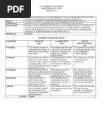 Health 10 Performance Task