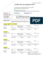 Samal TOURIST QR Code Application Form: Day Tour