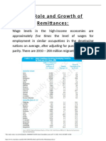 This Study Resource Was: The Role and Growth of Remittances