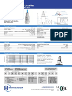 HS-420 Accelerometer: 4-20ma Velocity Output Via PUR Cable