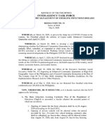 IATF Resolution No. 34