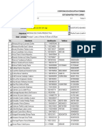 Listado de Sustentacion, 16 de Junio