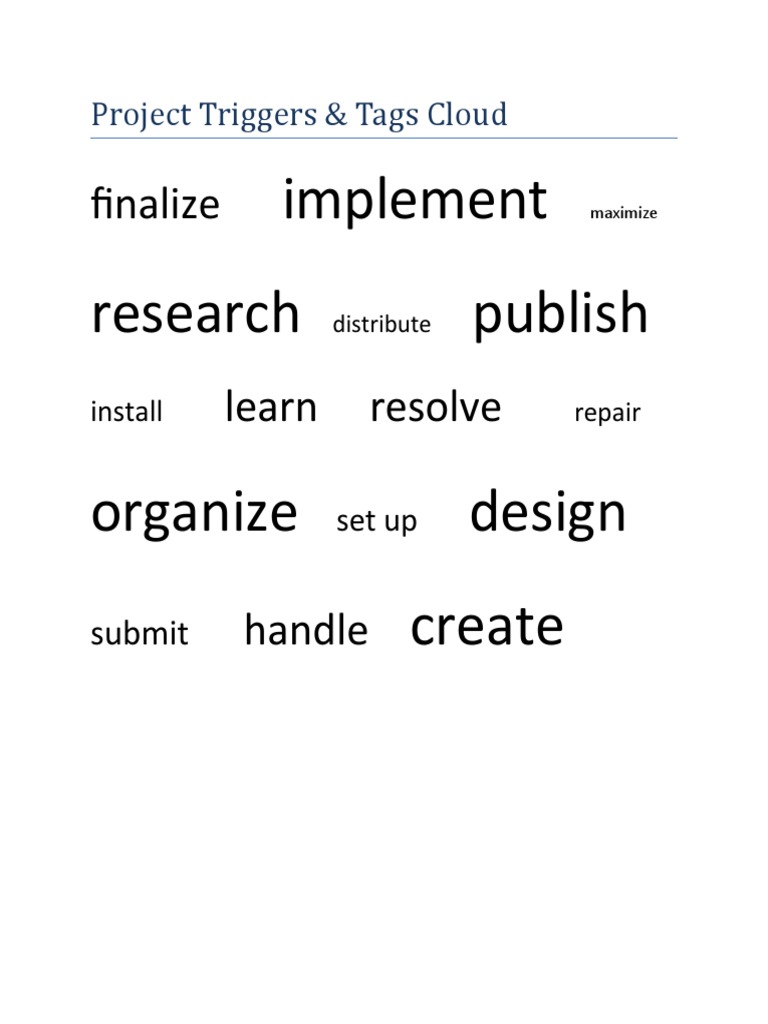 Project Triggers | PDF | Technology & Engineering