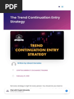 The Trend Continuation Entry Strategy - The Crypto University - 1625053710893