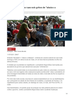 noticias.uol.com.br-Cubanos saem às ruas sob gritos de abaixo a ditadura