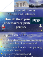 Seperation of Powers