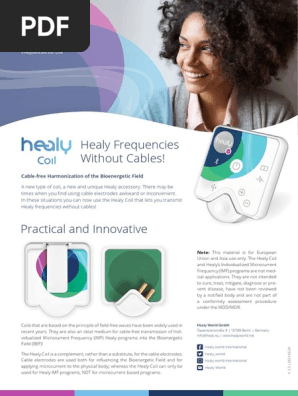 Healy Coil: Cable-Free Frequency Use | PDF | Physics | Mechanics
