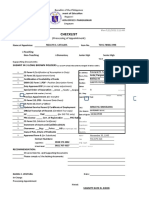 Appointment Processing Form