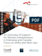 An Overview of Support For Women Entrepreneurs in Indonesia and Canada: Focus On Smes and Start-Ups