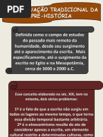 Conceito de Pré-historia