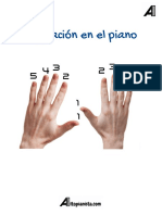 Digitacion para Piano