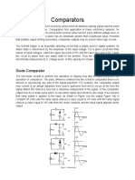 Comparing signals with comparators