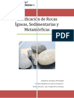 Clasificación Rocas Marcelo Hinojosa H.