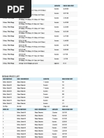 I Beam Price List