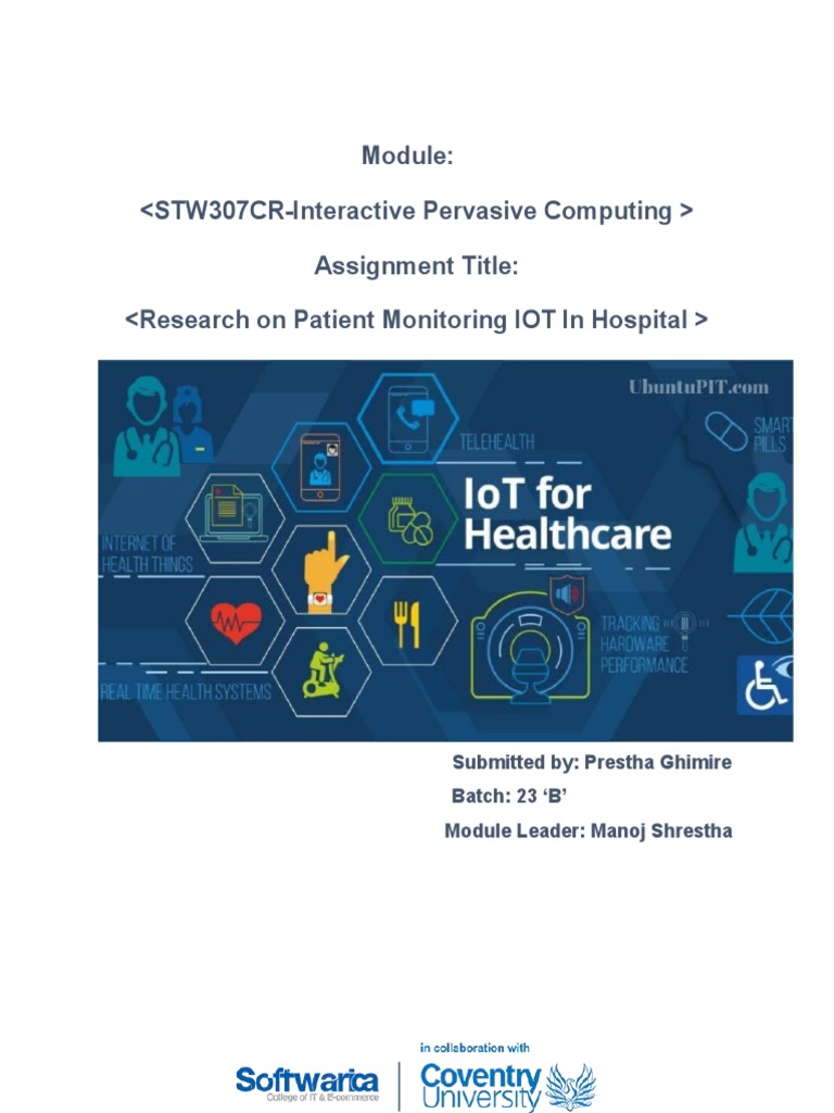 Patient Monitoring IoT in Smart Hospitals | PDF | Internet Of Things ...