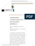 Expressões Condutoras Do Raciocínio Jurídico. - Lunnachat